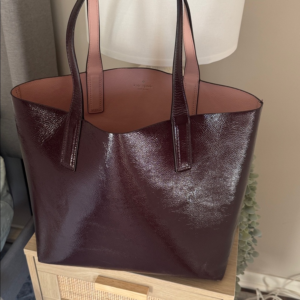 Kate Spade large reversible tote bag with matching wallet - Picture 8 of 15